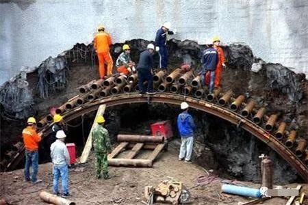 桓台隧道钢花管支护案例